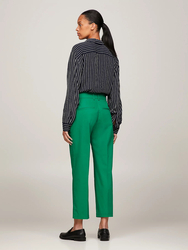 Tommy Hilfiger dámské zelené Chino kalhoty - 34 (L4B)