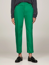 Tommy Hilfiger dámské zelené Chino kalhoty - 34 (L4B)