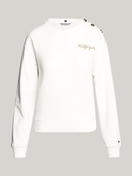 Tommy Hilfiger dámská bílá mikina - XS (YBL)