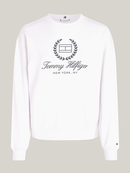 Tommy Hilfiger dámská bílá mikina  - M (YCF)