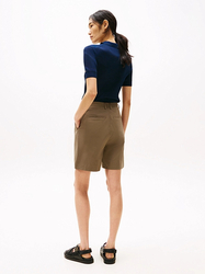 Tommy Hilfiger dámské khaki šortky - 34 (GW9)