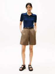 Tommy Hilfiger dámské khaki šortky - 34 (GW9)