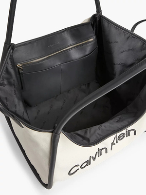 Calvin Klein dámská béžová taška - OS (VHB)