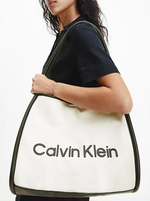 Calvin Klein dámská béžová taška - OS (VHB)