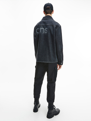 Calvin Klein pánská džínová košile - M (1BY)