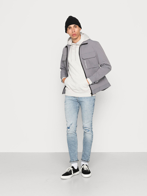 Calvin Klein pánská šedá mikina - S (P06)