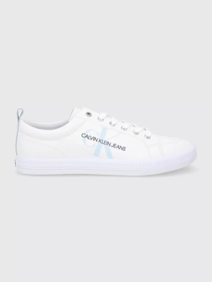 Calvin Klein pánské bílé tenisky - 43 (0K4)
