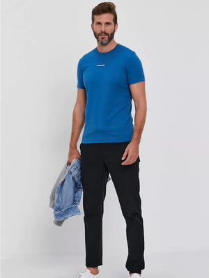 Calvin Klein pánské modré triko - S (C2Y)