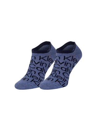 Calvin Klein pánské modré ponožky 2 pack - 39 (003)