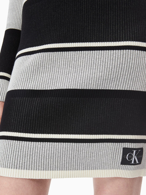 Calvin Klein dámské šedé šaty - S (0K4)
