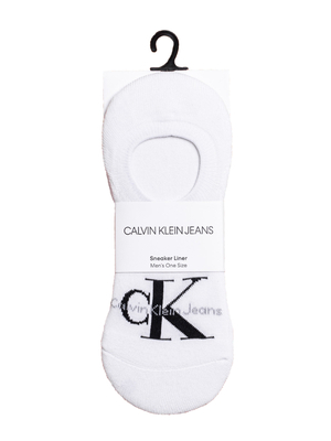 Calvin Klein pánské bílé ponožky - 000 (10)