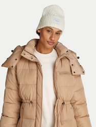 Calvin Klein dámská krémová čepice - OS (YAJ)