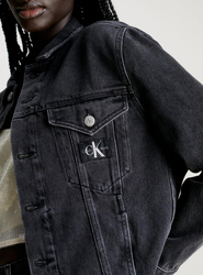 Calvin Klein dámská černá džínová bunda  - XS (1BY)
