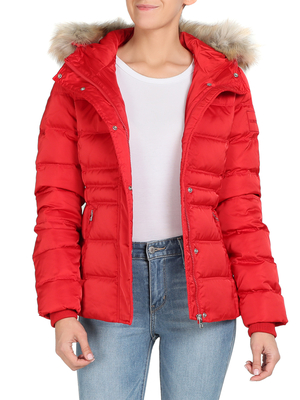 Calvin Klein dámská červená zimní bunda - M (688)