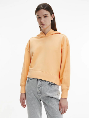 Calvin Klein dámská oranžová mikina - M (SFX)