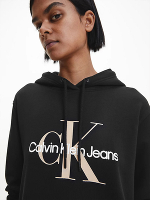 Calvin Klein dámské černé mikinošaty - XS (BEH)