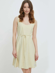 Calvin Klein dámské béžové šaty - M (LFU)