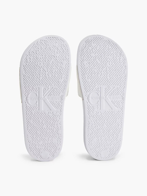 Calvin Klein dámské bílé pantofle - 38 (YAF)