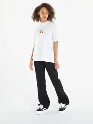 Calvin Klein dámské bílé tričko. - M (YAF)