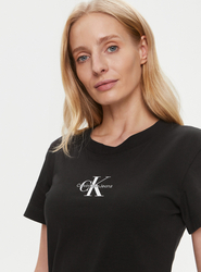 Calvin Klein dámské černé tričko - S (BEH)