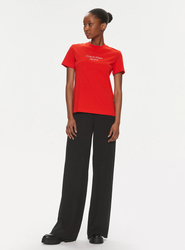 Calvin Klein dámské červené tričko - M (XA7)