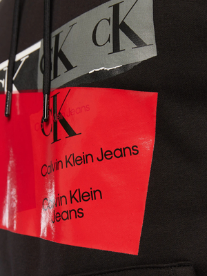 Calvin Klein pánská černá mikina - L (BEH)