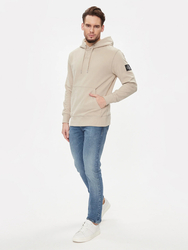 Calvin Klein pánská béžová mikina - M (PED)