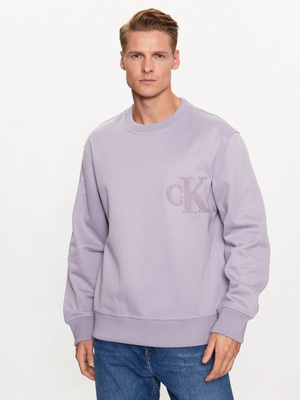 Calvin Klein pánská fialová mikina - M (PC1)