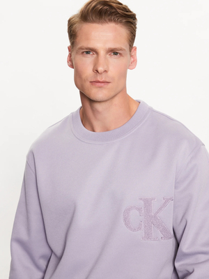 Calvin Klein pánská fialová mikina - L (PC1)
