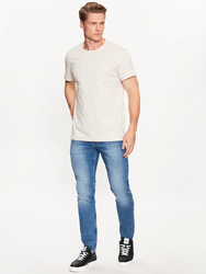 Calvin Klein pánské krémové tričko - XL (ACF)