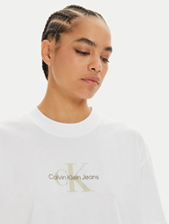 Calvin Klein dámské bílé tričko - M (YAF)