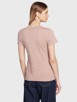 Calvin Klein dámské starorůžové tričko - XS (TQU)