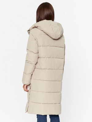 Calvin Klein dámský béžový kabát - XL (PED)