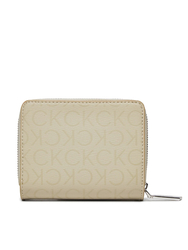 Calvin Klein dámská krémová peněženka - OS (PEA)