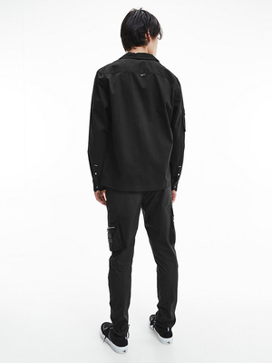 Calvin Klein pánská černá košile - S (BEH)