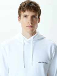 Calvin Klein pánská bílá mikina - L (YAF)