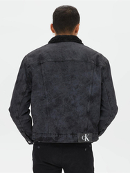Calvin Klein pánská černá džínová bunda - L (1BZ)
