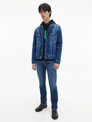 Calvin Klein pánská modrá džínová bunda - XL (1BJ)