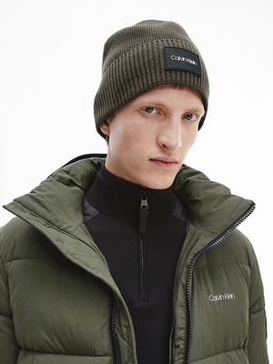 Calvin Klein pánská khaki zelená čepice - OS (LEX)
