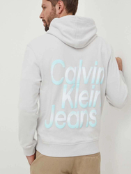 Calvin Klein pánská šedá mikina  - S (PC8)