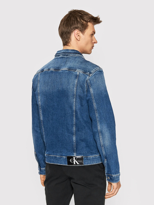 Calvin Klein pánská modrá džínová bunda - XL (1A4)