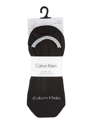 Calvin Klein pánské černé ponožky 3pack - 40 - 46 (00)