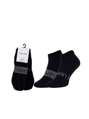 Calvin Klein pánské černé ponožky 2pack - 39 - 42 (002)