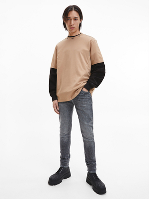 Calvin Klein pánské šedé džíny - 32/32 (1BZ)