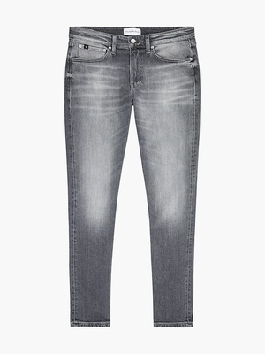 Calvin Klein pánské šedé džíny - 33/34 (1BZ)