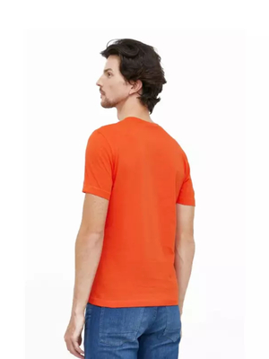Calvin Klein pánské oranžové tričko - S (S04)
