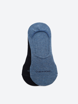 Calvin Klein pánské ponožky 2 pack - 39/42 (DENIM)