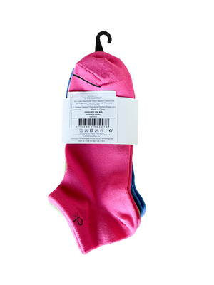 Calvin Klein pánské ponožky 3pack - ONESIZE (VIOLETB)