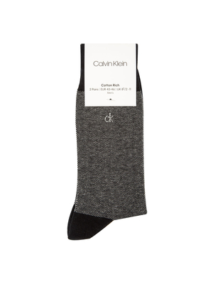 Calvin Klein pánské ponožky 2pack - 39 - 42 (00)