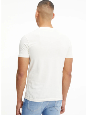 Calvin Klein pánské bílé tričko - L (YBI)